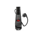 SURGE PROTECTOR LANBERG SP1 5M 5X SCHUKO OUTLETS BLACK