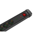 SURGE PROTECTOR LANBERG SP1 3M 5X SCHUKO OUTLETS BLACK