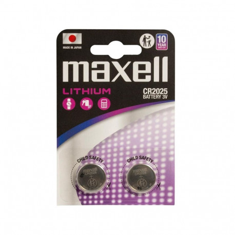 MAXELL liitium patarei LITHIUM CR2025 2 tk 3V