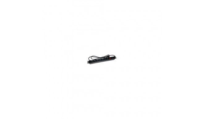 Alantec PZ071U power extension 1.8 m 7 AC outlet(s) Indoor Black