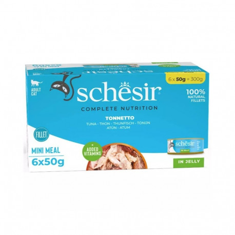 SCHESIR Tuna in jelly - wet cat food - 6x50g