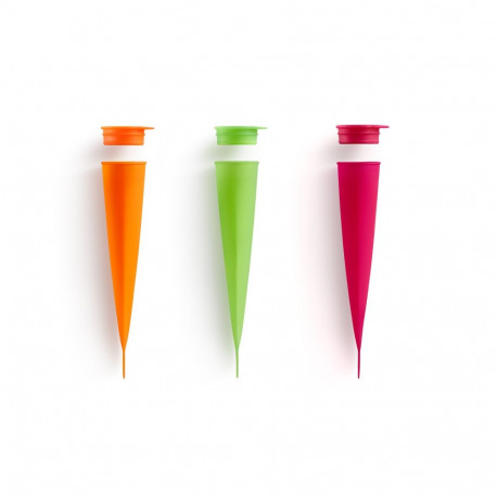 Lekue jäätisevormide komplekt 3tk, mitmevärviline