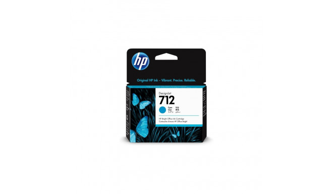 HP 712 (3ED67A) Ink Cartridge, Cyan