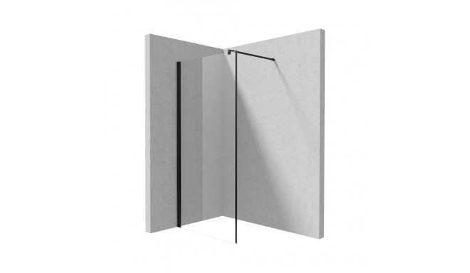KERRIA PLUS SHOWER WALL. WHT/TRA NERO100