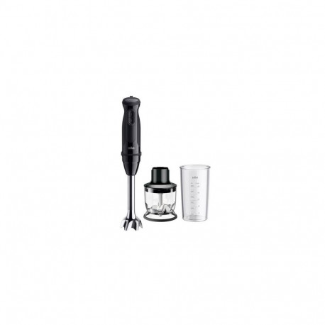 Braun MultiQuick 3 MQ30201M 0.6 L Immersion blender 900 W Black, Satin steel