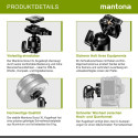 Mantona Kugelkopf für Scout XL Mantona Kugelkopf für Scout XL