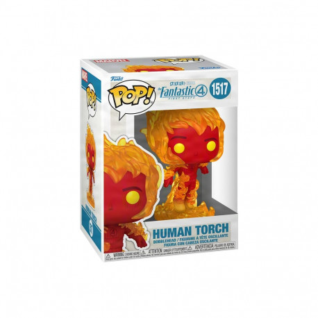 FUNKO POP! Vinyl Figuur: Marvel: The Fantastic Four: First Steps - Human Torch