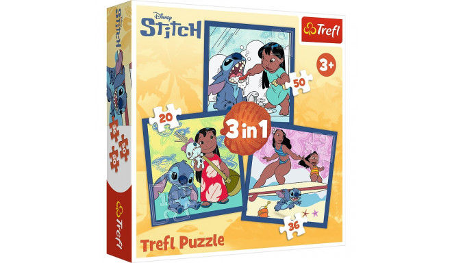 TREFL DISNEY STITCH Pusle komplekt 3 in 1