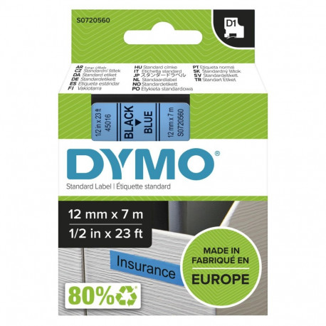 Dymo Schriftband 45016 Blue Black (S0720560)