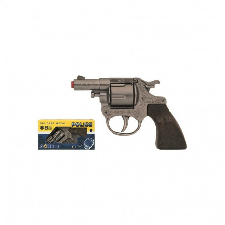 Police revolver small, metal 73/0