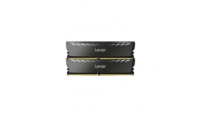Lexar 2x16GB THOR DDR4 3600 UDIMM XMP Memory with Black heatsink. Dual pack