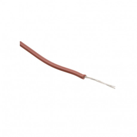 AWG24 HOOK-UP WIRE BROWN UL1007/1569