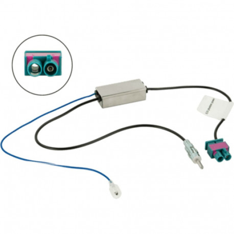 ACV Antennenadapter Fakra(m)(doppelt)>DIN(m) 8,5V