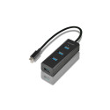 Axagon HUE-S2C liidesehub USB 3.2 Gen 1 (3.1 Gen 1) Type-A 5000 Mbit/s must