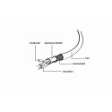 Gembird CCP-USB2-AMBM-10 USB-kaabel 3.04 m USB A USB B must