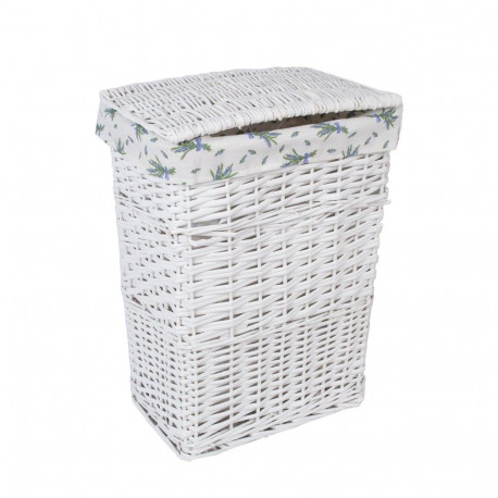 Laundry basket MAX-2, 38x27xH52cm, white