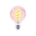 WIZ Philips Smart WiFi Filament Clear G95 RGB | E27 | 6.3 W | Full colour