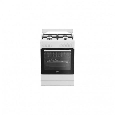 Beko FBST62110DW Freestanding cooker A Electric Gas White