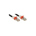 Lindy 50m Cat6 S/FTP (S-STP) networking cable Black S/FTP (S-STP)