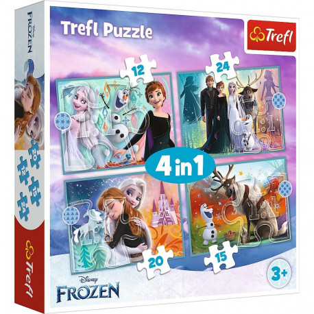 TREFL FROZEN Puslede komplekt, 4 tk