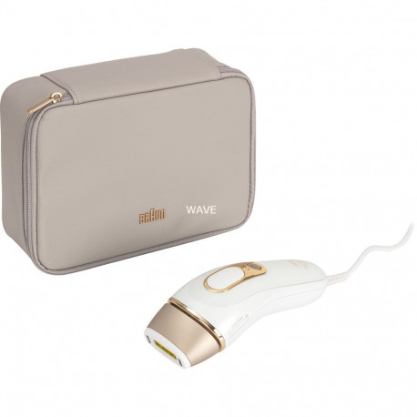 Silk-expert Pro IPL-epilaator PL5052 komplektis kott ja Venus raseerija, valge/kuldne