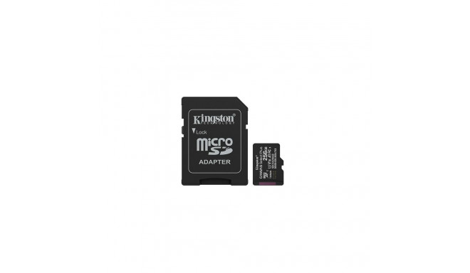 MEMORY MICRO SDXC 256GB UHS-I/W/ADAPTER SDCS3/256GB KINGSTON