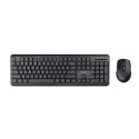 Klaviatuur ja Juhtmevaba Hiir Trust TKM-350 Must QWERTY