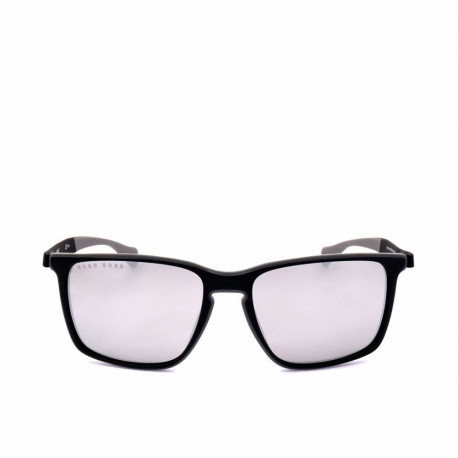 Unisex Päikeseprillid Hugo Boss 1114/S Must Hõbe