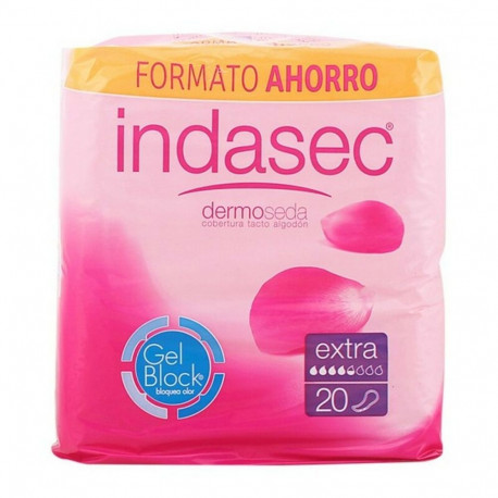 Incontinence Sanitary Pad Indasec - Dermoseda - 20 Units