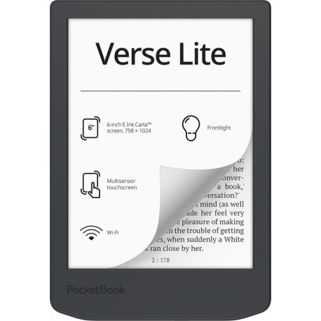 PocketBook e-reader Verse Lite 6" 8GB, midnight grey
