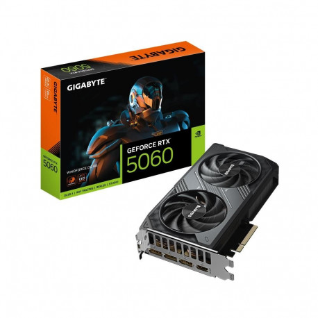 Graphics CardGIGABYTENVIDIA GeForce RTX 50608 GBGDDR7128 bitPCIE 5.0 16xGPU 2512 MHz1xHDMI3xDisplayP
