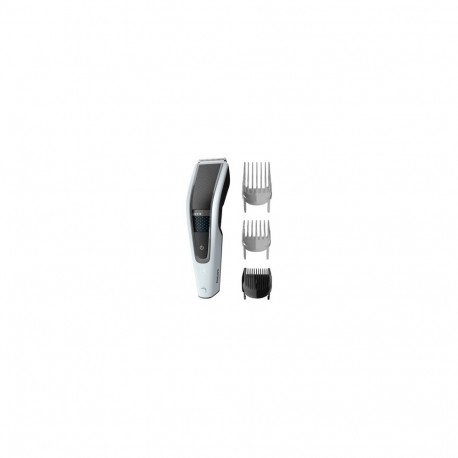 Philips 5000 Series HC5610/15 Hair Clipper/Trimmer, Black/White