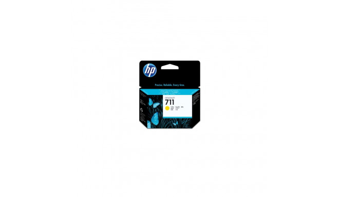 HP 711 (CZ132A) Ink Cartridge, Yellow