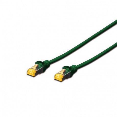 Digitus CAT 6A S/FTP Patch Cable, 1 m, Green