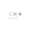 KS Tools 963.1280 wrench adapter/extension 1 pc(s)