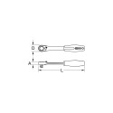 KS Tools TRIPLEplus Ratchet wrench handle