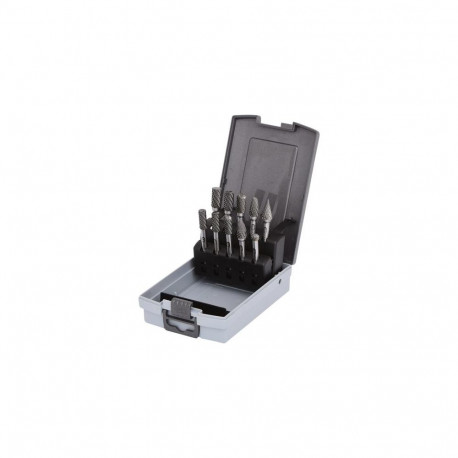 KS Tools 515.3220 rotary burr Metal Oval Aluminium alloys, Cast iron, Plastic 10 pc(s)