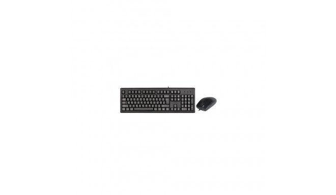 A4Tech KM-720620D keyboard Mouse included USB QWERTY English Black