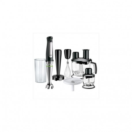 Braun MQ 7087X 1.2 L Immersion blender 1000 W Black, Stainless steel
