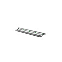 PATCH PANEL 24 PORT 0.5U 19" CAT.6 UTP WITH CABLE ORGANIZER BLACK LANBERG