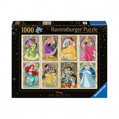 Puzzle Disney Princess - Nouveau Art Prinzessinnen (1000 Teile)