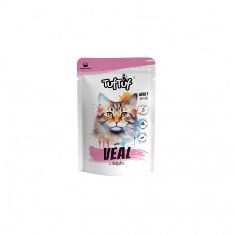 TUF TUF with veal - wet cat food - 100g