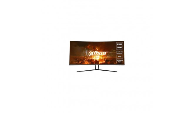 DAHUA LCD Monitor||DHI-LM34-E330C|34"|Gaming/Curved/21 : 9|Panel VA|3440x1440|21:9|165Hz|1 ms|Tilt|C
