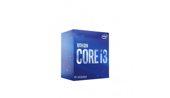 Intel i3-10105F, 3.7 GHz, LGA1200, Processor threads 8, Packing Retail, Processor cores 4, Component