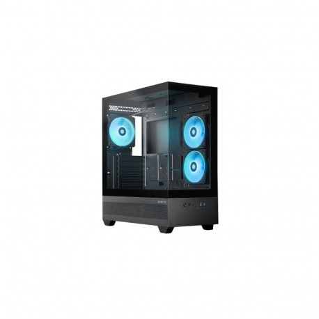 arvutikorpus GT-01B-OP VISTA Midi 3x ARGB-ventilaatoriga