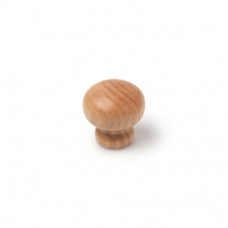 FURNITURE KNOB D30 7-259.90 LAQ BEECH
