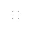 FURNITURE KNOB D30 7-259.95 RAW BEECH