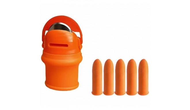 AG919 NAKŁADKA NA KCIUK Z NOŻEM +         OCHRANIACZE 5SZT