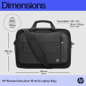 HP Executive 16 Top Load, Water Resistant, Expandable, RFID & Bluetooth tracker Pocket, Cable Pass-t