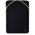 HP 15.6 Reversible Sleeve - Black, Gold